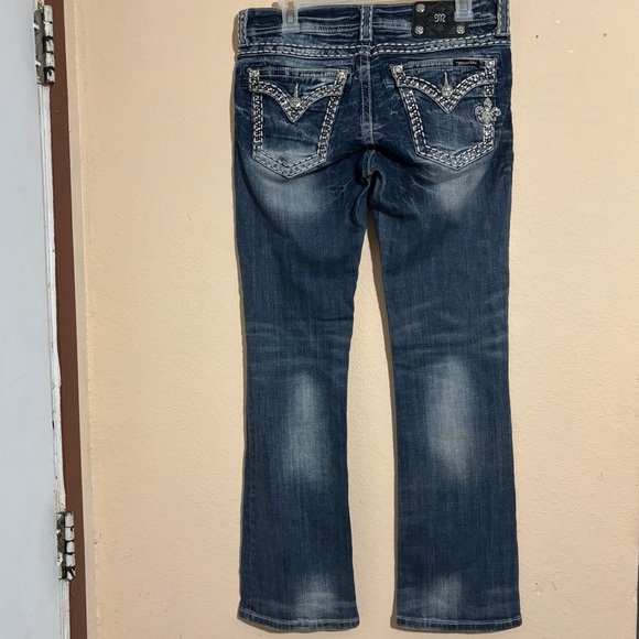 Miss Me Western Denim Jeans Size 29 Bootcut Embroidered Pattern - Picture 4 of 10